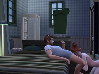 Step Daughter Gets Down And Dirty For Step Dad