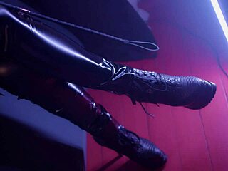 naughty milf pegs her guy with strapon gets cumshot after rimjob and spanking