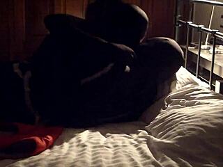 Ready for bound fun in zentai suits as French maid fetish play?