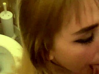 Toilet Piss Whore Filled with Cum