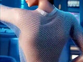 猎天使魔女Tracer骑假屌狂自慰3D无码猎奇动画！