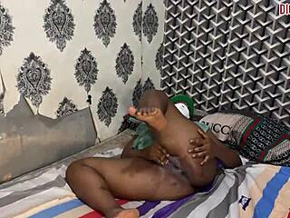 Oh wow, intense rough fuck with horny nurse squirting everywhere! Bent over doggystyle action with big black cock!