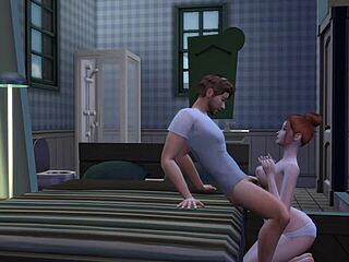 Step Daughter Gets Down And Dirty For Step Dad