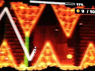 fingerdash to the sound of venom and the adventurers in geometry dash game