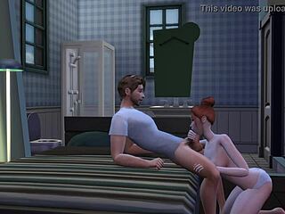 Step Daughter Gets Down And Dirty For Step Dad