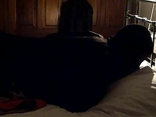 Ready for bound fun in zentai suits as French maid fetish play?