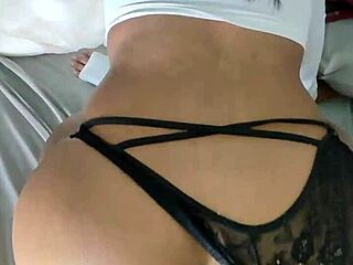 Teen experiences intense anal with daddy in public gaping encounter