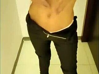 Beach walk turns wild with big ass brunette insertion by busty guy in underwear 😜