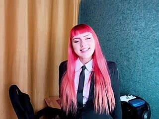 femdom role play makima seduced you to creampie her tight pussy