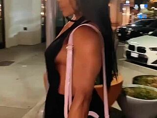 Whoa, check out this erotic hot female muscle babe flexing hard! 💪🔥😍