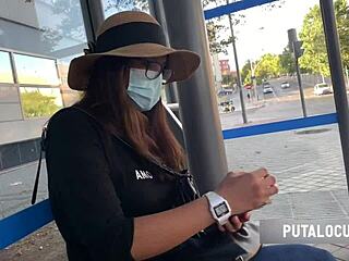 Chilena Camila Bow caught by Torbe swallows his dirty cum in amateur bedroom action