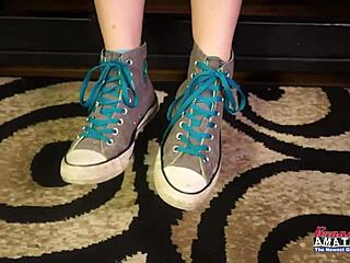 Curvy Brunette Cutie Rachel Strips and Teases Shaved Pussy Before Bent Over Doggystyle Fucking. She Swallows Cumshot After Facial and Wet Twat Action.