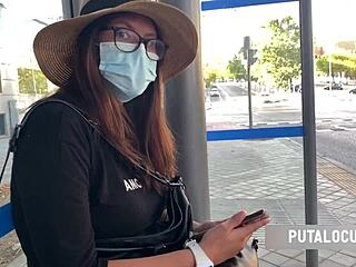 Chilena Camila Bow caught by Torbe swallows his dirty cum in amateur bedroom action