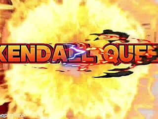 The young slut Kendall gets her ass destroyed in a quick interracial anal fuck by a huge black guy.