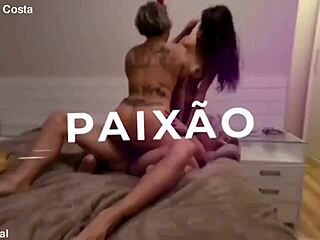 Cassiana Costa takes it hard in doggystyle with blonde blowjob and handjob action