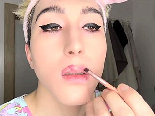 Asian Ladyboy Gets Bareback Anal Fucked with Creampie by Mature Guy