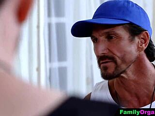 familyorgasm - competitive men burn out stepdaughters in orgy