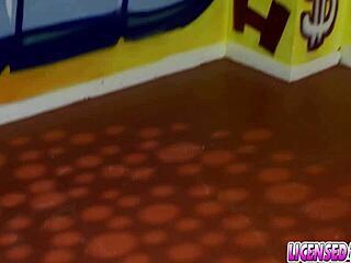 Valery Summer bends over with bubble butt for intense rough pounding and deepthroat action