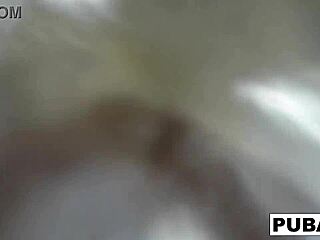 Rahyndee James Enjoys Steamy Shower Time