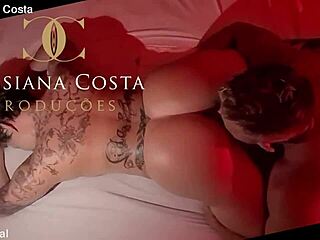 Cassiana Costa takes it hard in doggystyle with blonde blowjob and handjob action