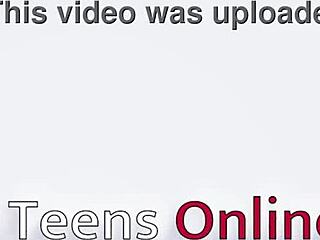 emo student strips in costume and teases herself to a hard orgasm