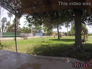 Real Flash - Naked In The Public Park Touching Stepfathers Cock While Strangers Watch