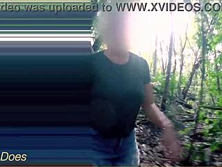 Wifey Boldly Flashes Big Tits In Public When Stranger Asks During Outdoor Exhibition