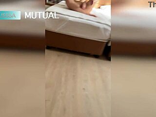 Mutual masturbating session with blonde babe Lisssa ends in cumshot! Watch her use toys on that tattooed body!