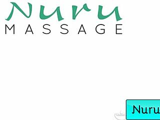 Big tit blonde masseuse lauren phillips describes a relaxing nuru massage to client david lee