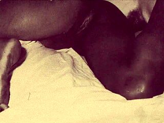 Vintage interracial taboo with big black cock pounding hairy British beaver in antique scene. Dark lantern London classic brings raw emotions.