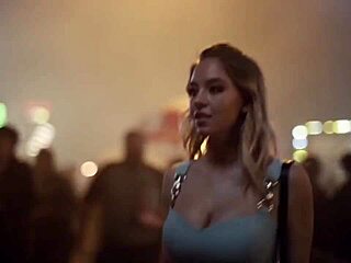 Blonde Sydney Sweeney hits intense orgasm in Euphoria scene, so sexy and wild with big tits