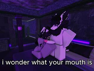 Hey, Roblox girl got bored until her friend showed up and fucked her good