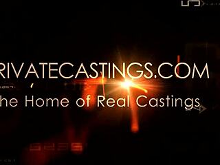 TITFUCK and CREAMPIE for buxom Czech Sirale in casting interview