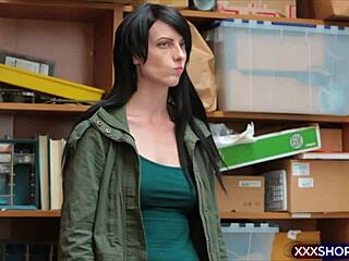 Teen Shoplifter Offers Blowjob And Doggystyle Fuck