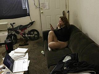 Hey roomie, what if I get caught masturbating with dildo in rough face fucking?