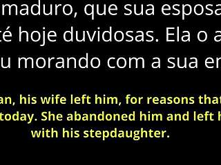 stepdaughter notices stepdad's cock gets harder with her than with ex-wife in taboo blowjob