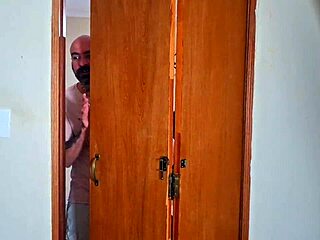 Padrasto makes an unexpected nighttime visit in this amateur Brazilian scenario.