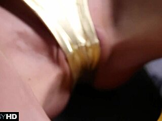 blonde fitness slut gets sweaty pussy riding big cock in missionary and doggystyle after blowjob