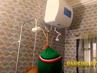 Curvy Ebony Babe Takes Big Black Cock In Steamy Interracial Bath Session