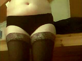 why is this french milf housewife in bondage as submissive slave for maledom humiliation and orgasm with toys?