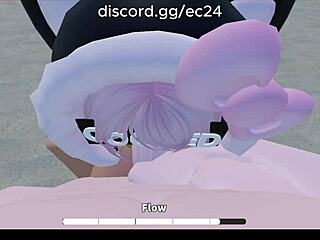 Deepthroat Blowjob And Rough Anal Fucking With Slutty Roblox Girl On Beach