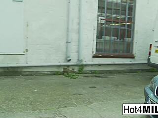 Busty Brunette Milf Takes Cock Deep In Pussy