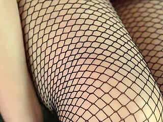 Rip my fishnets open and pound this tight shaved pussy until I orgasm in missionary, you know you want to?