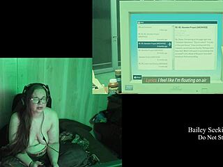 hey, join me for naked lake house playthrough part 4 with big natural tits brunette in glasses