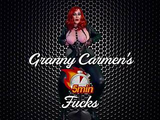 Curvy Granny in Princess Leia Costume Hints at Intense Missionary Fucking Leading to a Juicy Creampie Finish