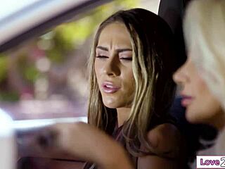 damn my stepmom's divorce lawyer turns out super hot and into girls