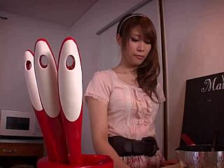 Japanese babe Rika Aiba got her hairy pussy filled with cock in a steamy creampie session