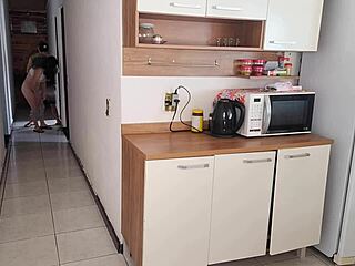 Amateur Brunette Housewife Bangs Big Cock in Blowjob and Rough Sex with Better Friend of Corninho in Homemade Brazilian Action