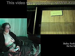 Conversational naked alan wake 2 play through part 12 with bbw big natural tits brunette glasses