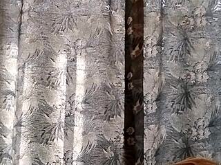 On The Balcony Spotting The Attractive Neighbor With Friends